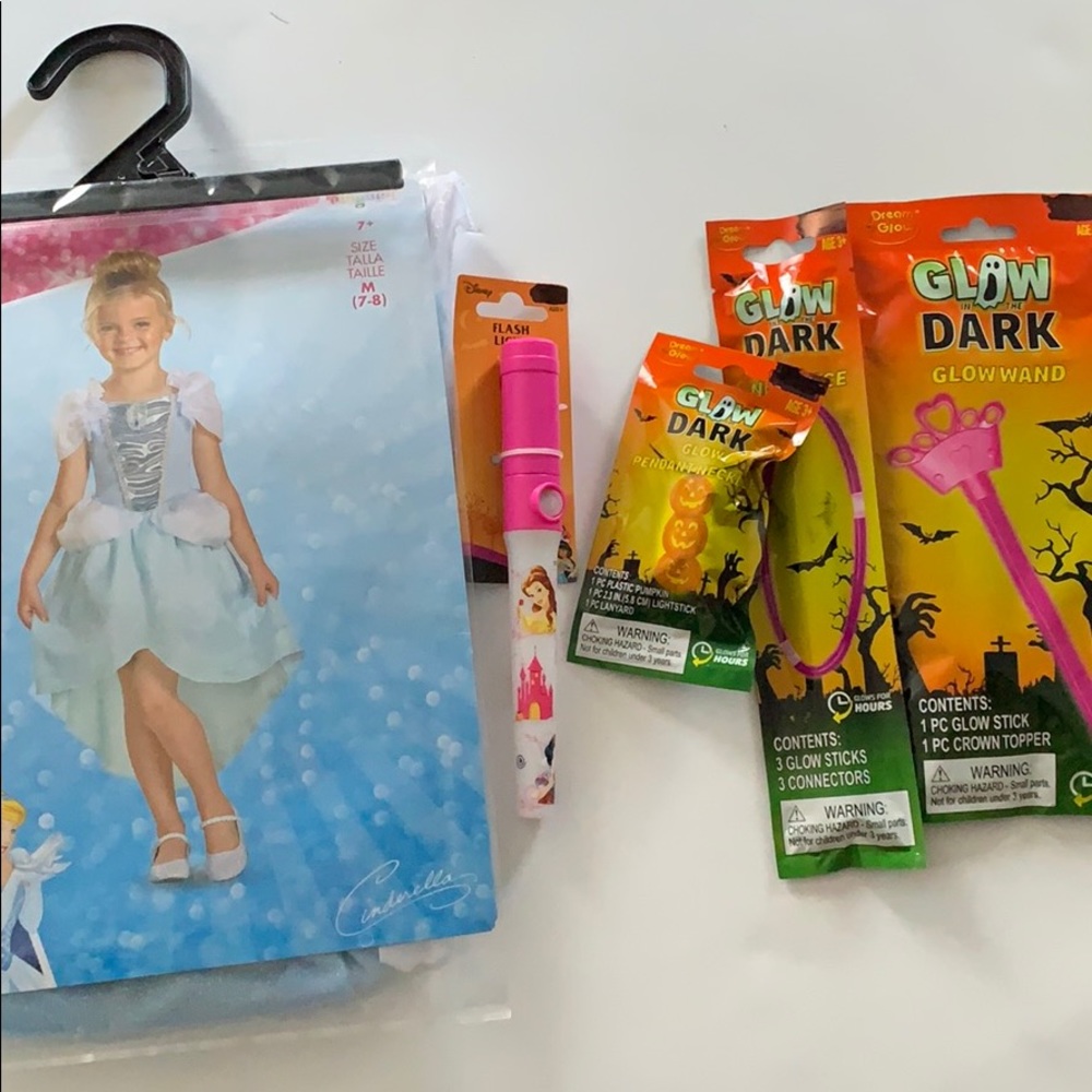 Disney Cinderella Princess Costume/Glow Wand